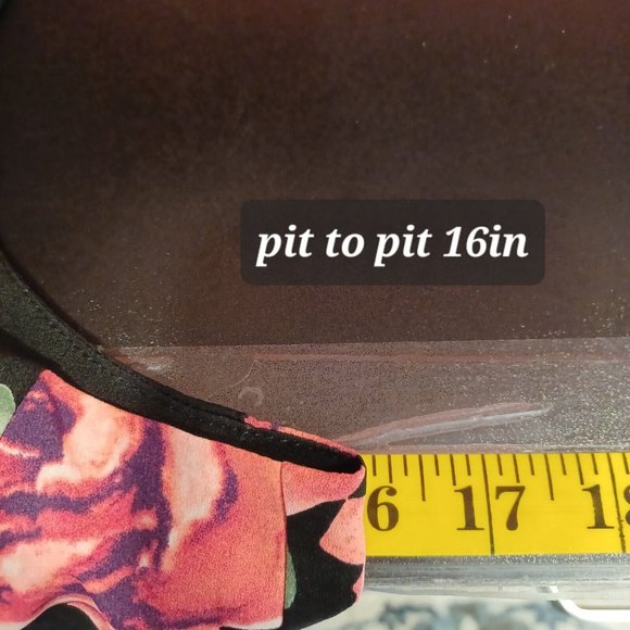 NOOKIE WMNS Sz 4 Neon Pink Accent Rose Floral High Neck Sheath Mini Dress, Lined - Picture 7 of 12